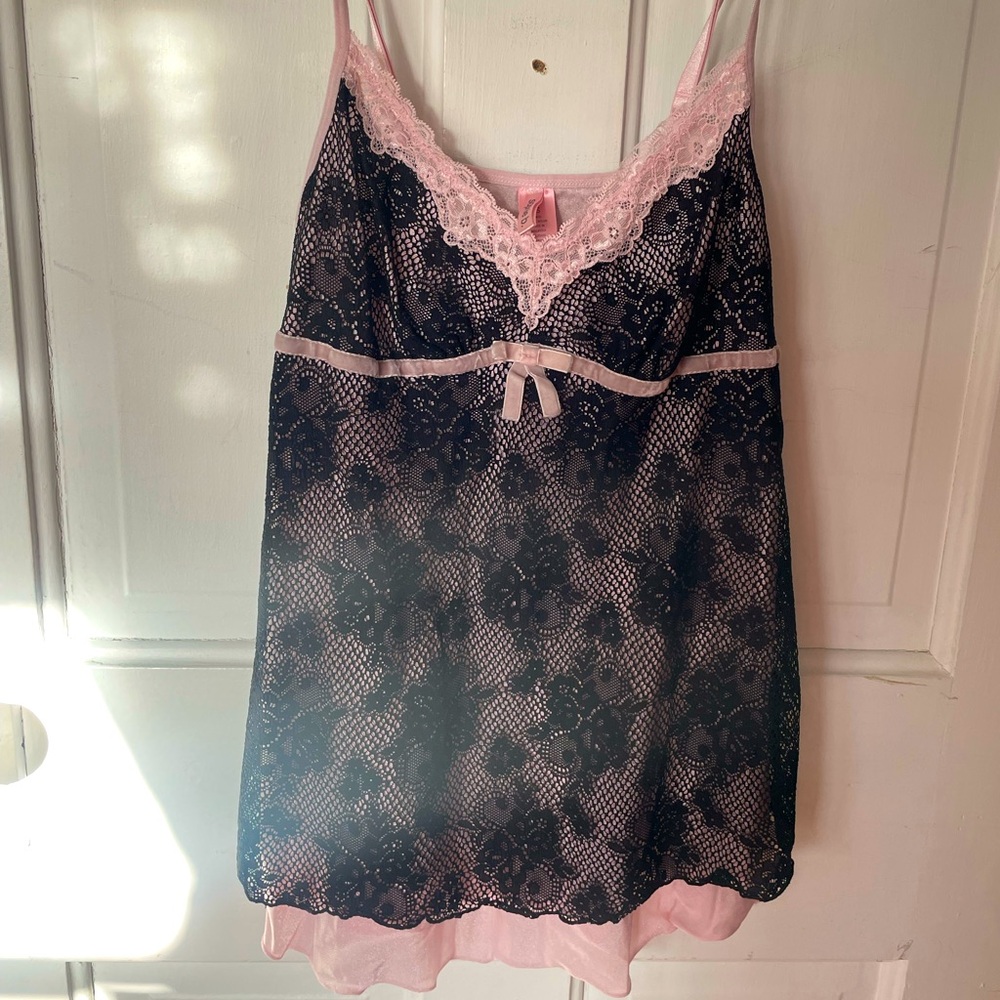 Dainty black laced top